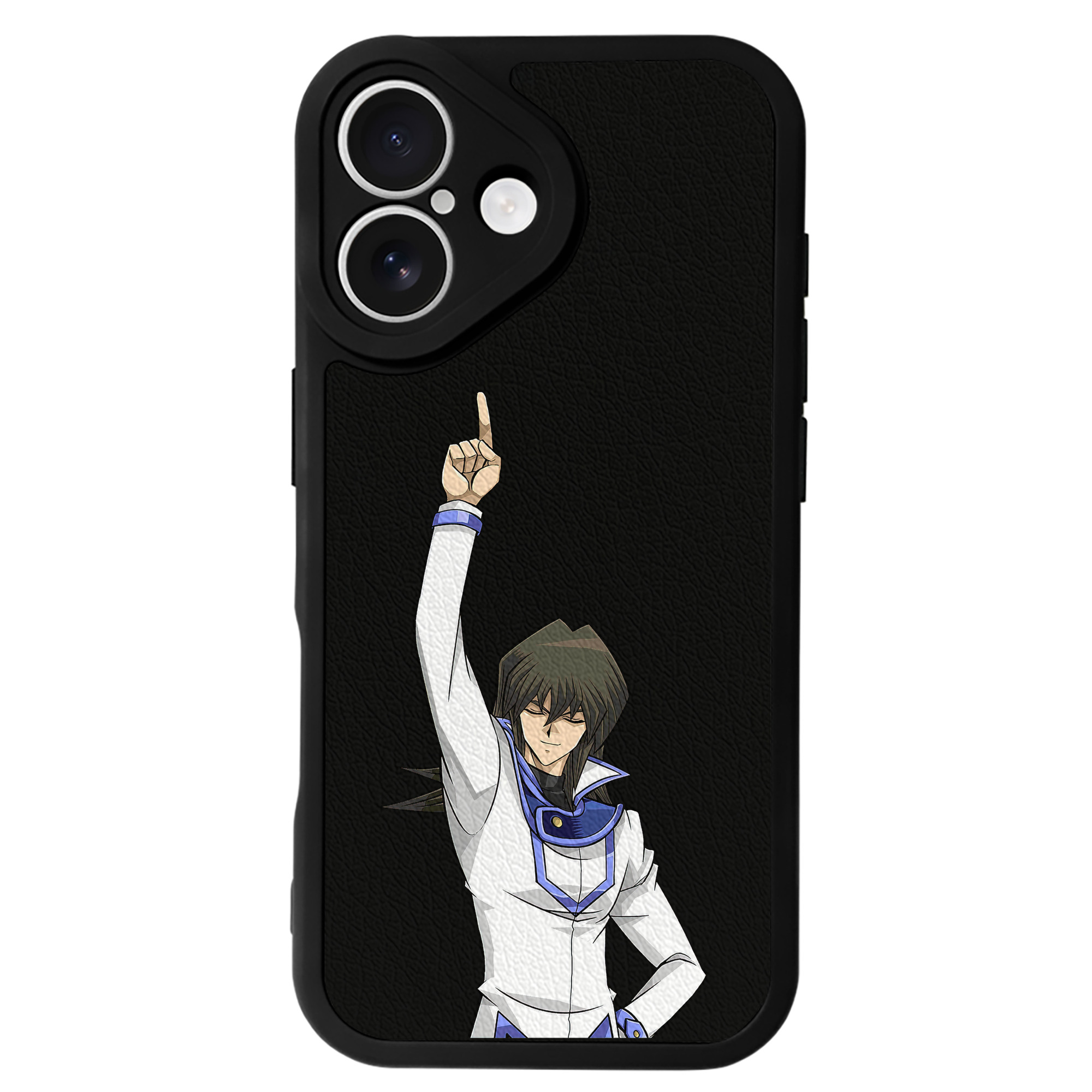 遊☆戯☆王 Yu-Gi-Oh! 【iPhone 16シリーズ対応】シリコンスマホケース（レザー調） 材質：シリコン